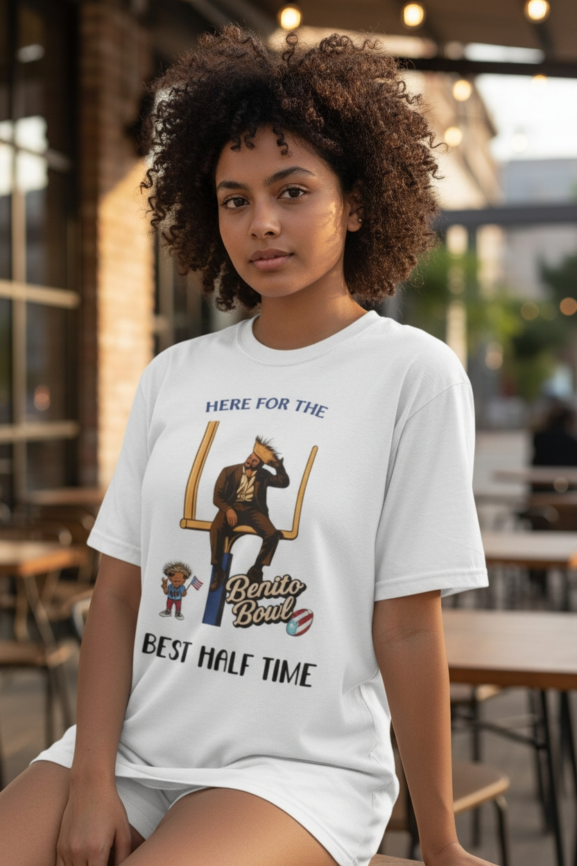 Benito Bowl Tee – Halftime with Attitude